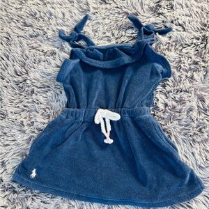 Ralph Lauren Blue Knit Fabric
